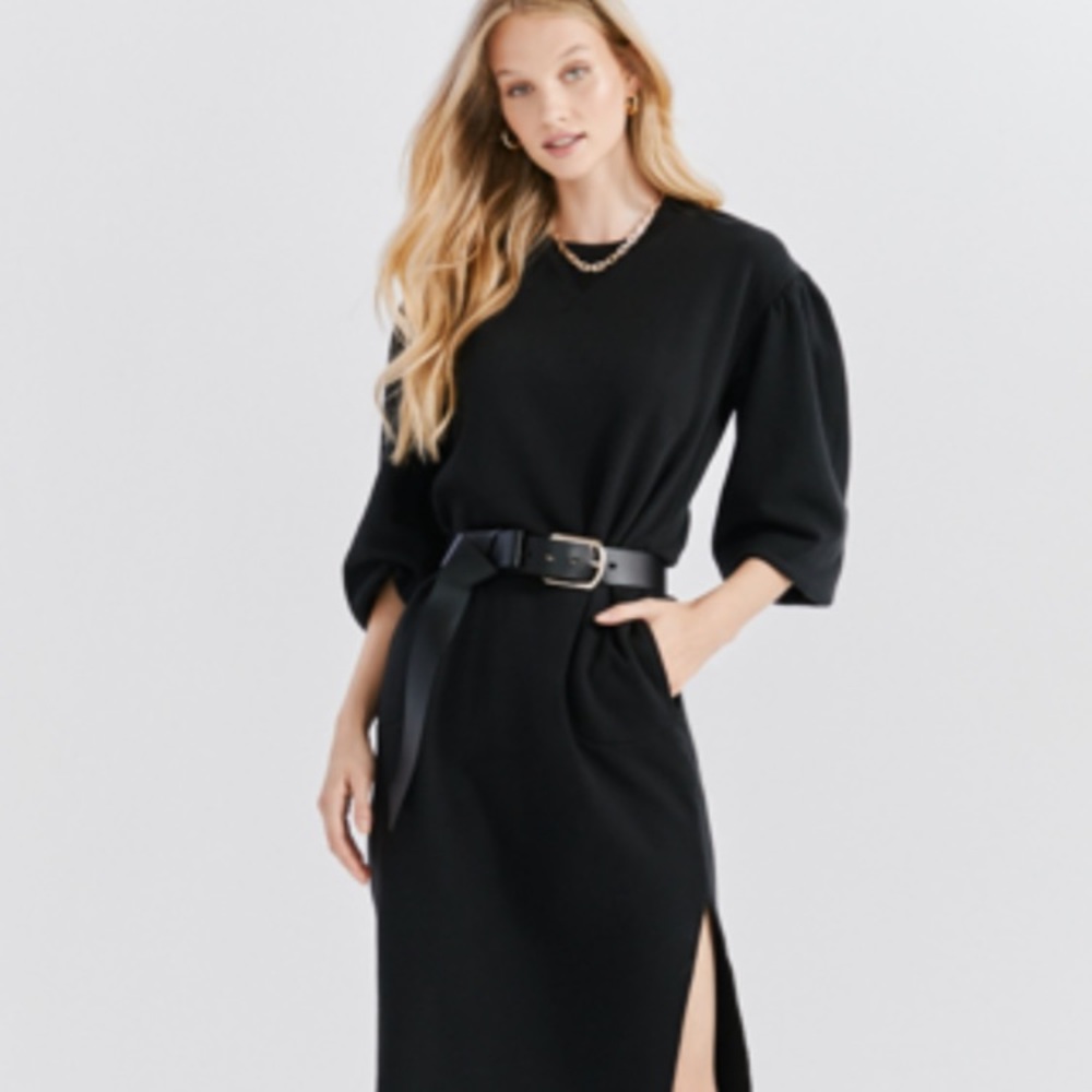 Something Navy Dress, Sweatshirt Material